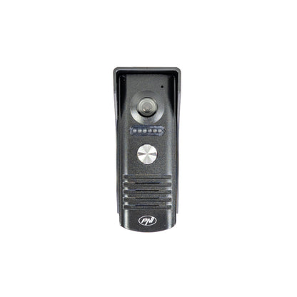 Interfon video PNI DF930 cu 1 monitor, ecran LCD 7 inch, 800x480, iesire yala electromagnetica, negru