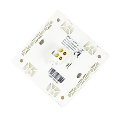 Intrerupator de acces incastrabil PNI PB101, contact iesire NO/COM, max. 36V 3A, alb