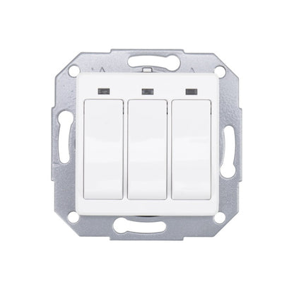 Intrerupator inteligent triplu PNI SmartHome WS323 pentru control lumini prin internet compatibil cu APP TuyaSmart
