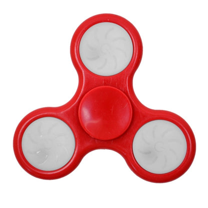 Jucarie antistres spinner PNI Speedy Red LED culoare rosu cu lumini LED