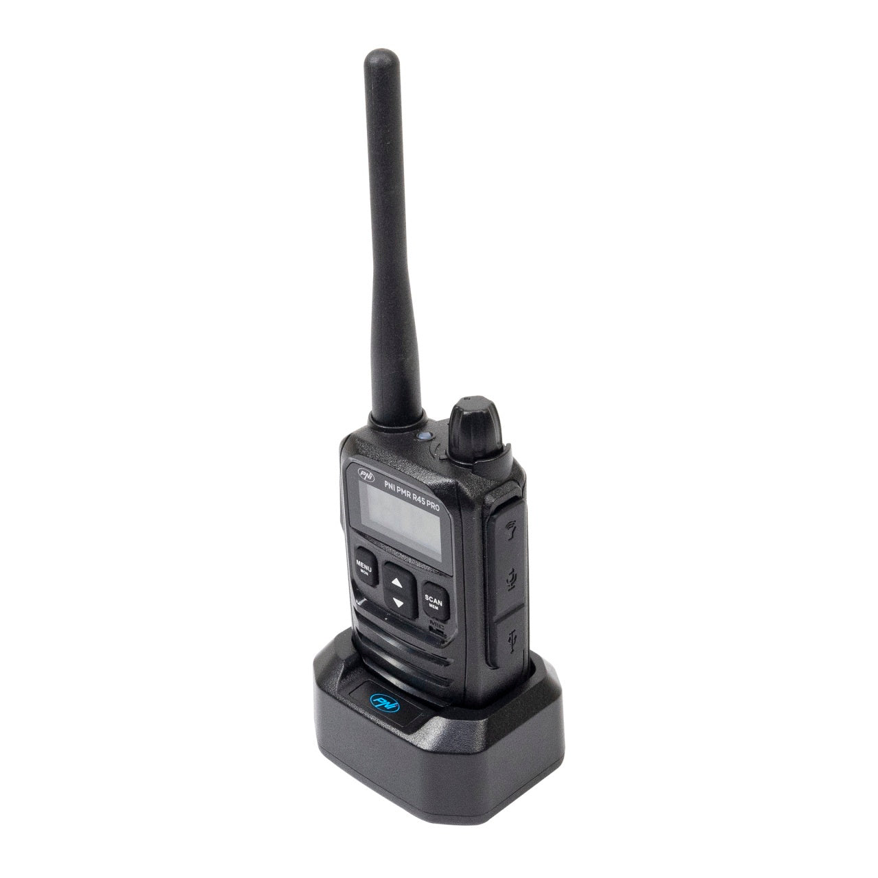 Kit 2 statii radio portabile PNI PMR R45 PRO 446MHz, 0.5W, 99CH programabile, 16 PMR, VOX, TOT, BCL, Scan, Roger Beep