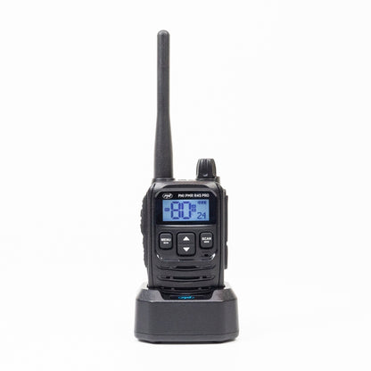 Kit 2 statii radio portabile PNI PMR R45 PRO 446MHz, 0.5W, 99CH programabile, 16 PMR, VOX, TOT, BCL, Scan, Roger Beep