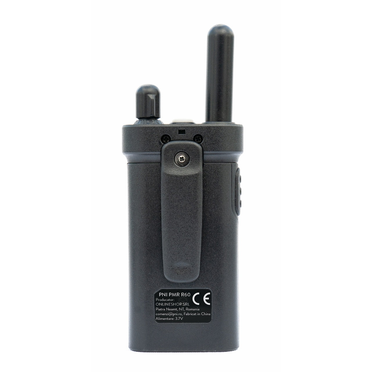 Kit 2 statii radio portabile PNI PMR R60 446MHz, 0.5W, 16 canale programabile, 16 PMR si tonuri 50 CTCSS si 104 DCS, Scan, blocare taste, SOS, Monitor, acumulator 1200mAh