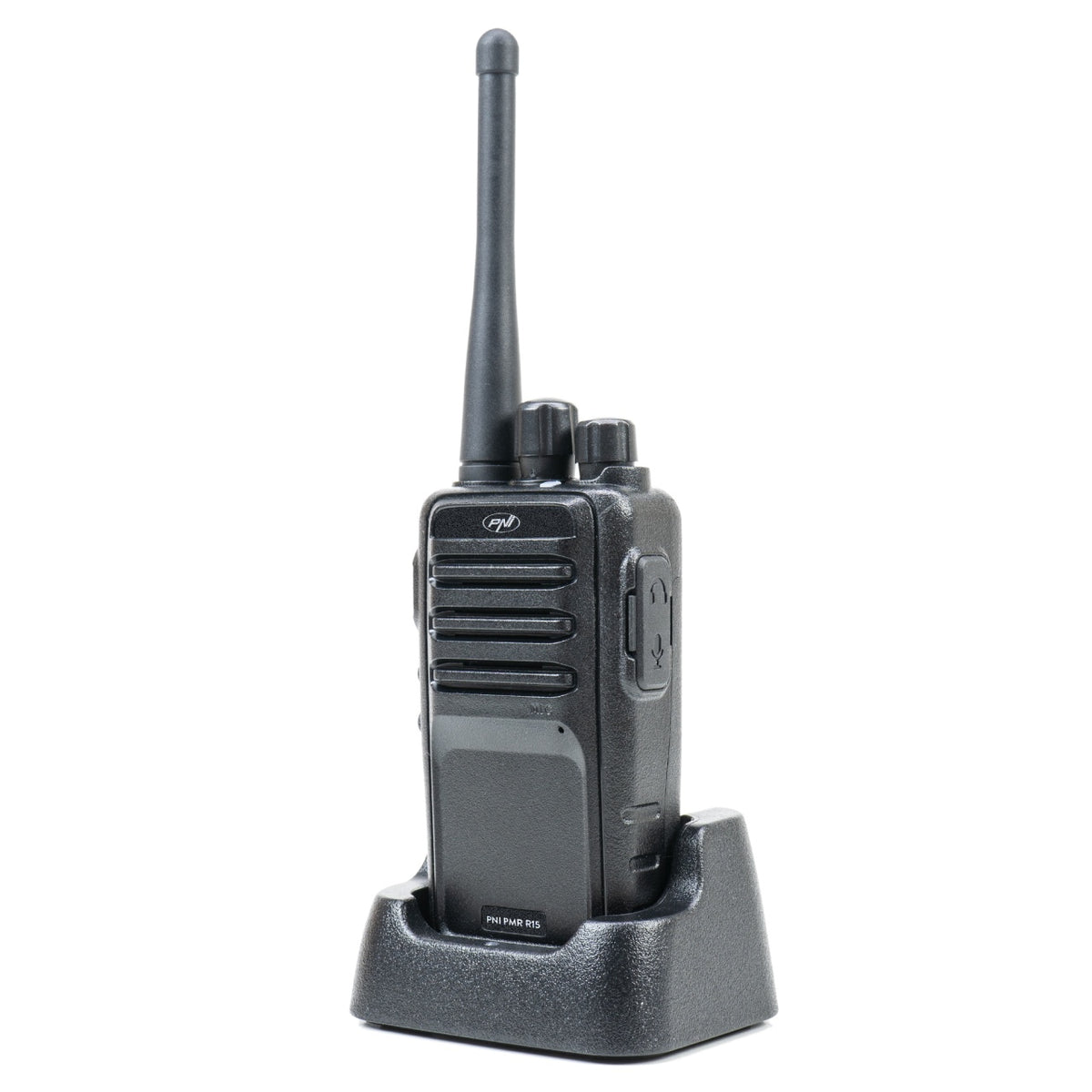 Kit 4 statii radio portabile PNI PMR R15 0.5W, 16 canale programabile, 16 PMR si tonuri 50 CTCSS si 104 DCS, ASQ, TOT, monitor, programabila, acumulator 1200mAh