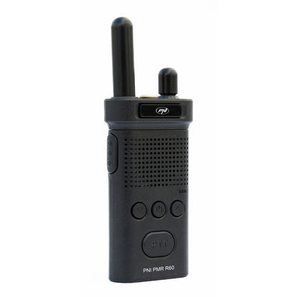 Kit 4 statii radio portabile PNI PMR R60 446MHz, 0.5W, 16 canale programabile, 16 PMR si tonuri 50 CTCSS si 104 DCS, Scan, blocare taste, SOS, Monitor, acumulator 1200mAh