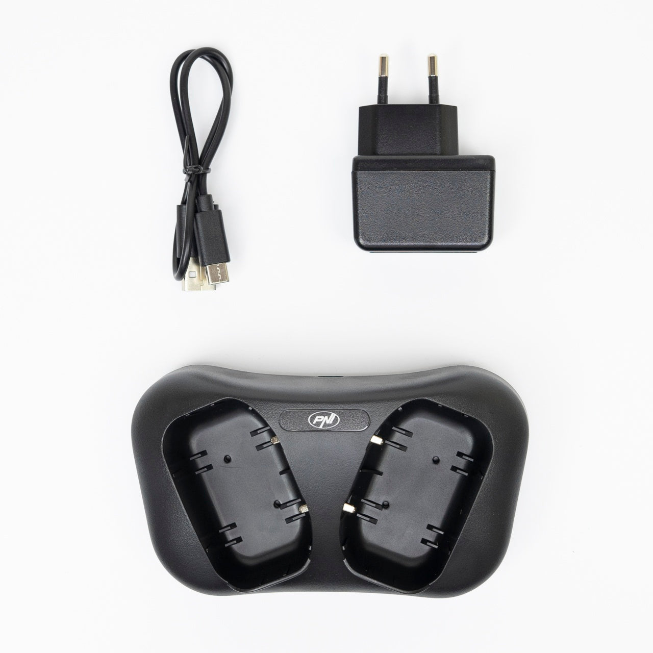 Kit 4 statii radio portabile PNI PMR R80 PRO 0.5W, 16 canale, Waterproof IP67, cu lanterna LED, buton SOS, VOX, USB-C