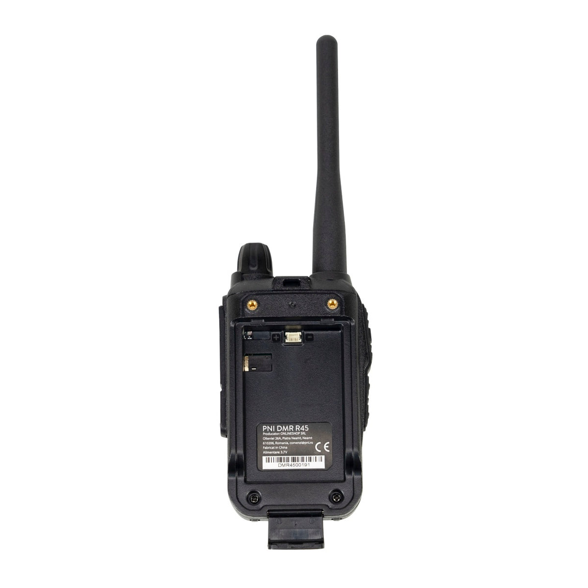 Kit 6 statii radio portabile PNI DMR R45, digital si analogic, 446MHz, 16 canale digitale si 99 canale analogice, functie inregistrare voce, baterie Li-Ion 2000mAh