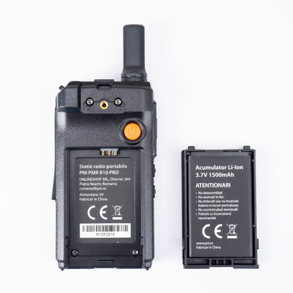Kit 6 statii radio portabile PNI PMR R10 PRO, 446MHz, 0.5W, 16 canale programabile, 16 PMR si tonuri 50 CTCSS si 104 DCS, Monitor, Scan