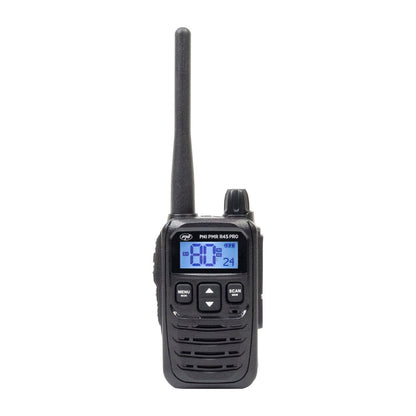 Kit 6 statii radio portabile PNI PMR R45 PRO 446MHz, 0.5W, 99 canale programabile, 16 PMR si tonuri 38 CTCSS si 104 DCS, Squelch 5 niveluri, VOX, TOT, BCL, Scan, Roger Beep