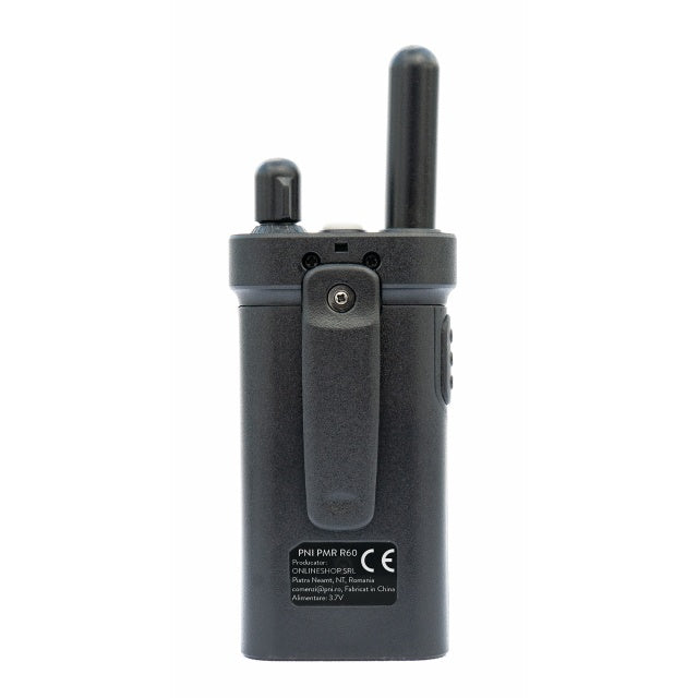 Kit 6 statii radio portabile PNI PMR R60 446MHz, 0.5W, 16 canale programabile, 16 PMR si tonuri 50 CTCSS si 104 DCS, Scan, blocare taste, SOS, Monitor, acumulator 1200mAh