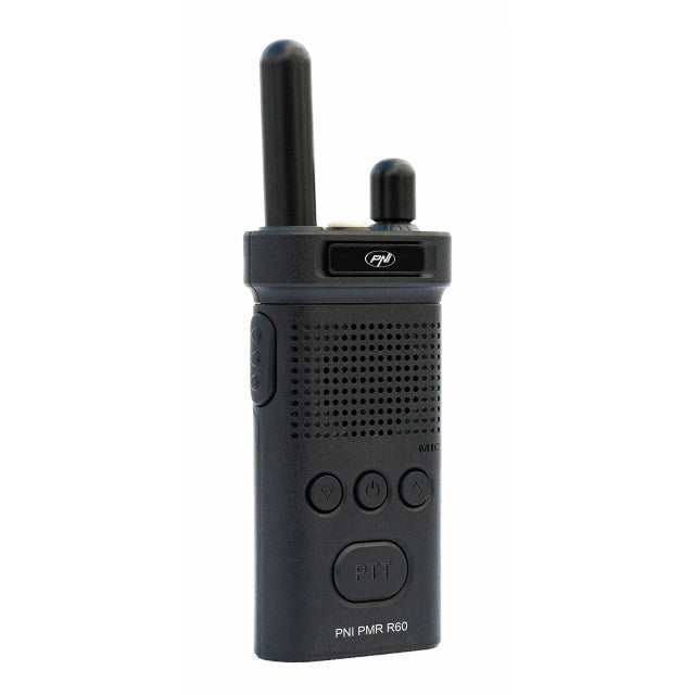 Kit 6 statii radio portabile PNI PMR R60 446MHz, 0.5W, 16 canale programabile, 16 PMR si tonuri 50 CTCSS si 104 DCS, Scan, blocare taste, SOS, Monitor, acumulator 1200mAh