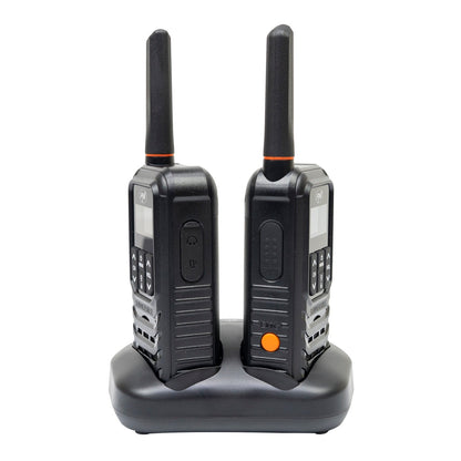 Kit 6 statii radio portabile PNI PMR R80 PRO 0.5W, 16 canale, Waterproof IP67, cu lanterna LED, buton SOS, VOX, USB-C
