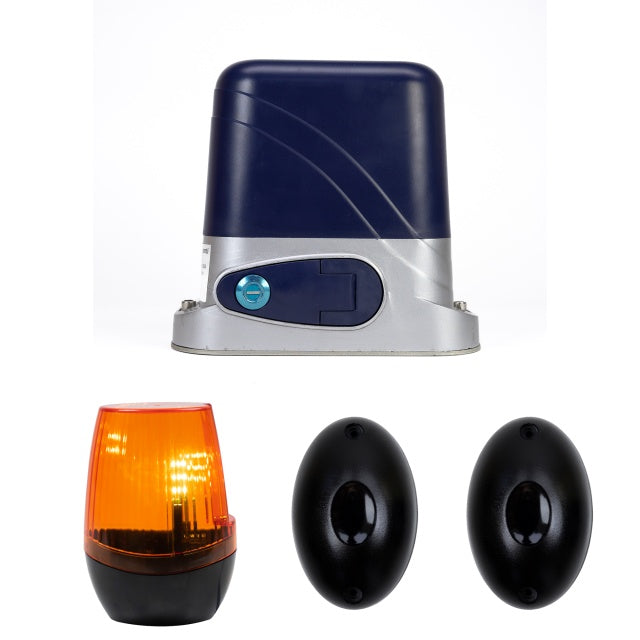 Kit automatizare porti autoportante PNI AP800D, motor, fotocelule, telecomanda, lampa, 230V, 1100 N si 800KG poarta culisanta