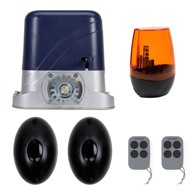 Kit automatizare porti PNI AP800D, motor, fotocelule, telecomanda, lampa, 230V, 1100 N si 800KG poarta culisanta