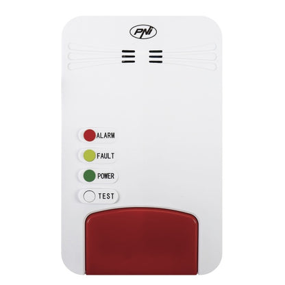 Kit senzor gaz inteligent si electrovalva PNI Safe House Smart Gas 300 WiFi cu alertare sonora, aplicatie de mobil Tuya Smart, integrare in scenarii si automatizari smart cu alte produse compatibile