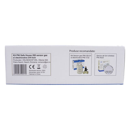 Kit senzor gaz si electrovalva PNI Safe House 200 3/4 Inch