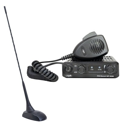 Kit Statie radio CB PNI Escort HP 2020 un singur canal 22 cu antena CB PNI Extra 48