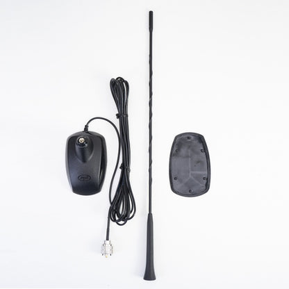Kit statie radio CB PNI Escort HP 7120 ASQ, RF Gain, 4W, 12V si antena CB PNI Extra 48 cu magnet inclus, 45cm, SWR 1.0 AM/FM comutati doar in banda EU