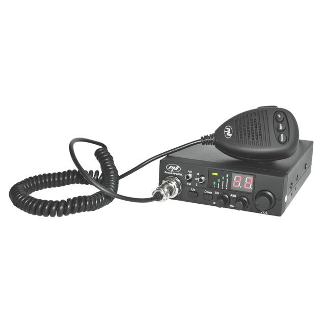 Kit Statie radio CB PNI ESCORT HP 8000L ASQ + Antena CB PNI ML100