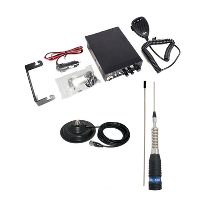 Kit Statie radio CB PNI ESCORT HP 8000L ASQ + Antena CB PNI ML160 cu magnet