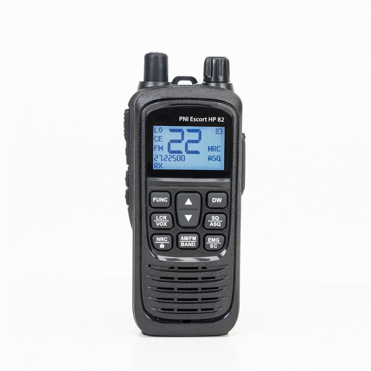 Kit Statie radio CB portabila PNI Escort HP 82, multi standard, 4W, 12V, AM-FM si antena CB PNI S75, 75cm, cu magnet inclus