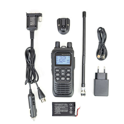 Kit Statie radio CB portabila PNI Escort HP 92 multi standard 4W, 12-24V AM-FM cu antena CB PNI Extra 48 cu magnet