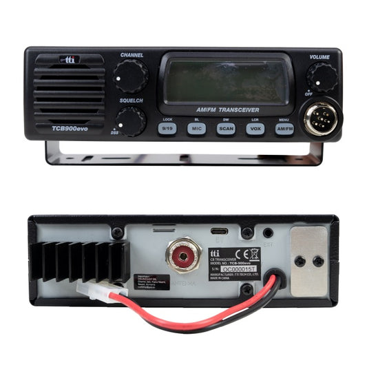 Kit Statie radio CB TTi TCB-900 EVO + Antena CB PNI Extra 45 cu magnet