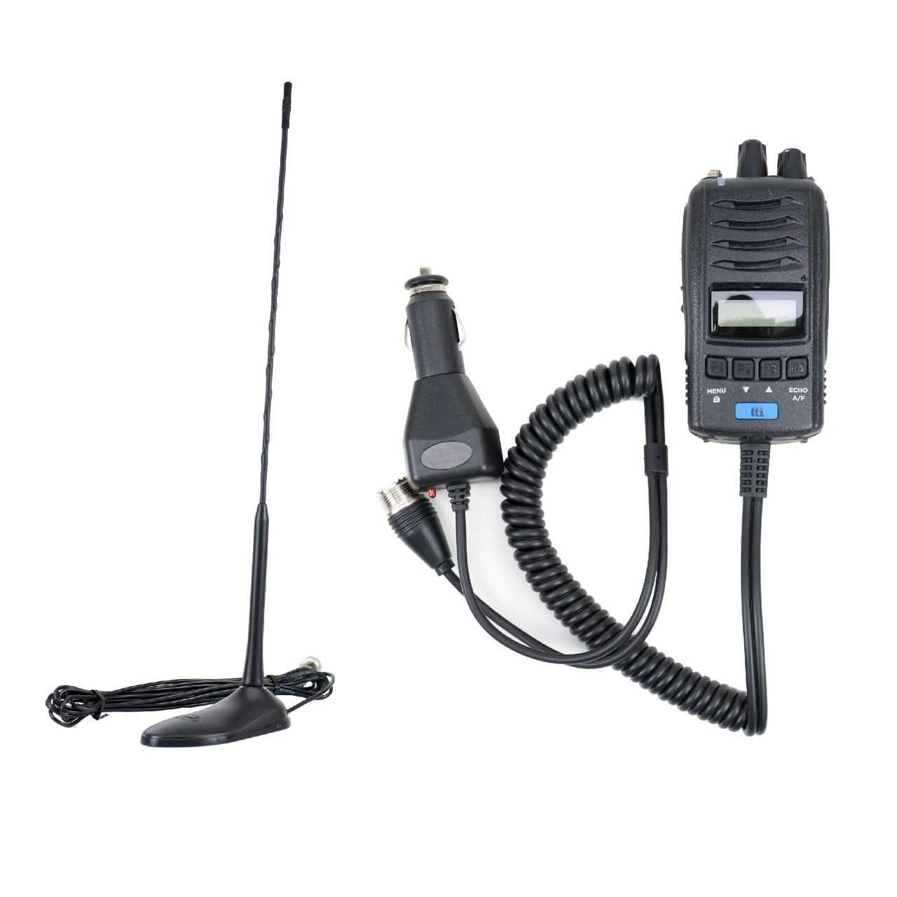 Kit Statie radio CB TTi TCB-H100 + Antena CB PNI Extra 45