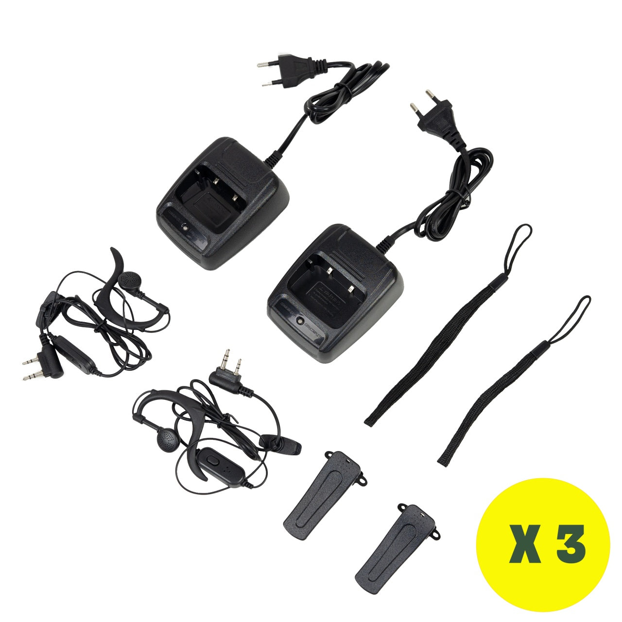 Kit Statii radio portabile PNI PMR R40 CAMO 0.5W, 16 canale, tonuri 50 CTCSS si 104 DCS, ASQ, TOT, monitor, set 6 bucati