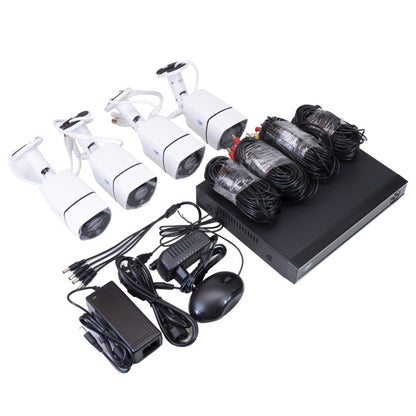 Kit supraveghere video AHD PNI House PTZ1300 Full HD - NVR si 4 camere exterior 2MP full HD 1080P