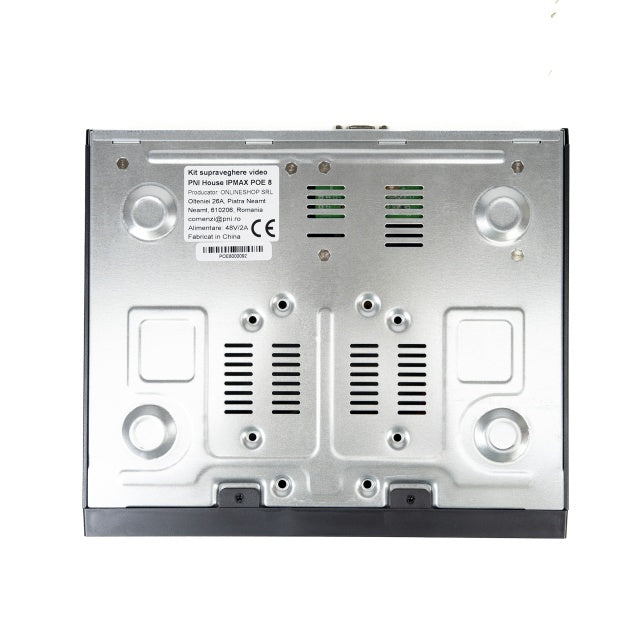 Kit supraveghere video PNI House IPMAX POE 8, NVR cu 4 porturi POE si 4 camere cu IP 8MP, IP66