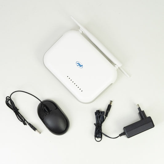 Kit supraveghere video wireless PNI House WiFi800 NVR si 4 camere PNI IP840 de exterior, 8MP, 4K, IP65