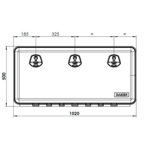 Lada scule JUST 1020x500x460