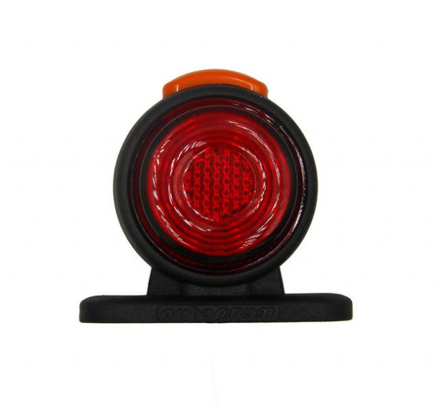 Lampa gabarit LED rosu-portocaliu