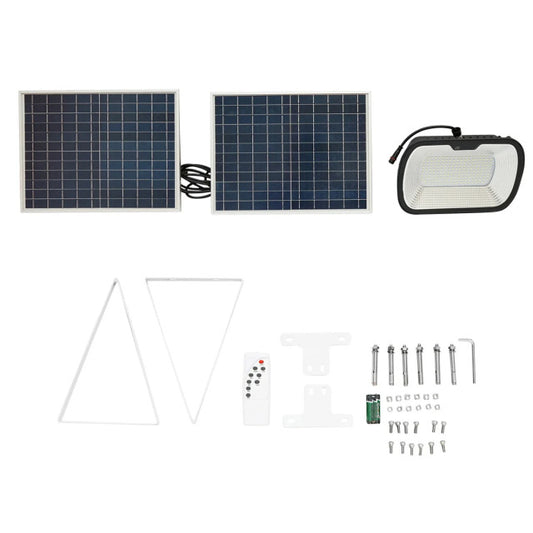 Lampa LED 126x0.5W cu panou solar 25W si baterie 7V/10Ah