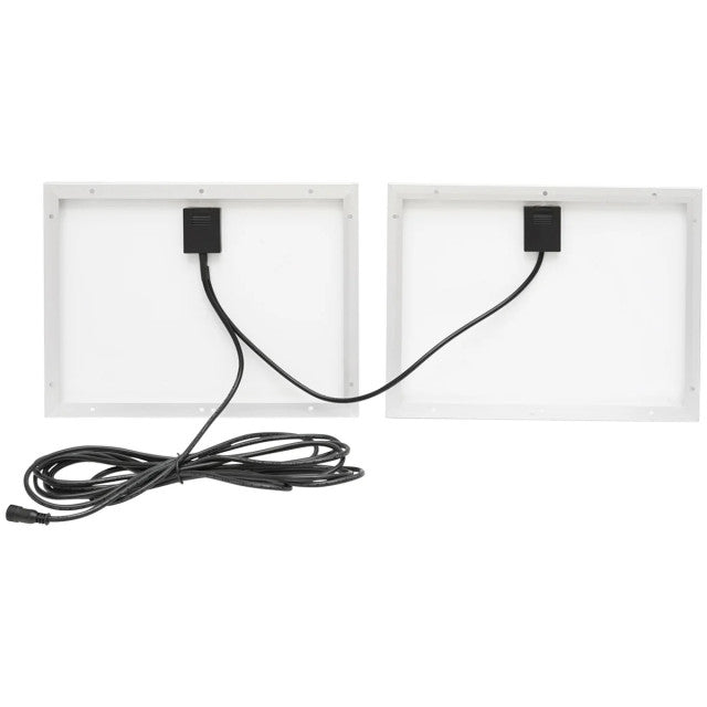 Lampa LED 126x0.5W cu panou solar 25W si baterie 7V/10Ah