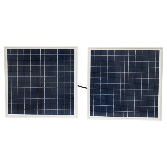 Lampa LED 240x0.5W cu panou solar 35W si baterie 7.4V/15Ah