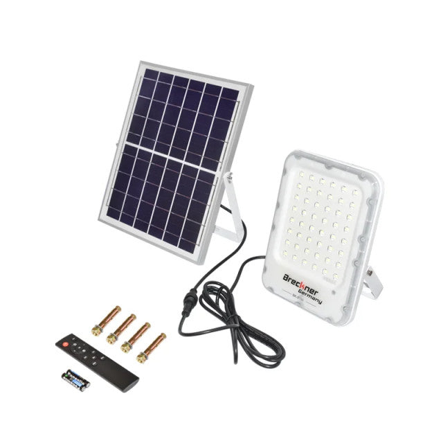 Lampa LED cu panou solar policristalin senzor de miscare si telecomanda 12W