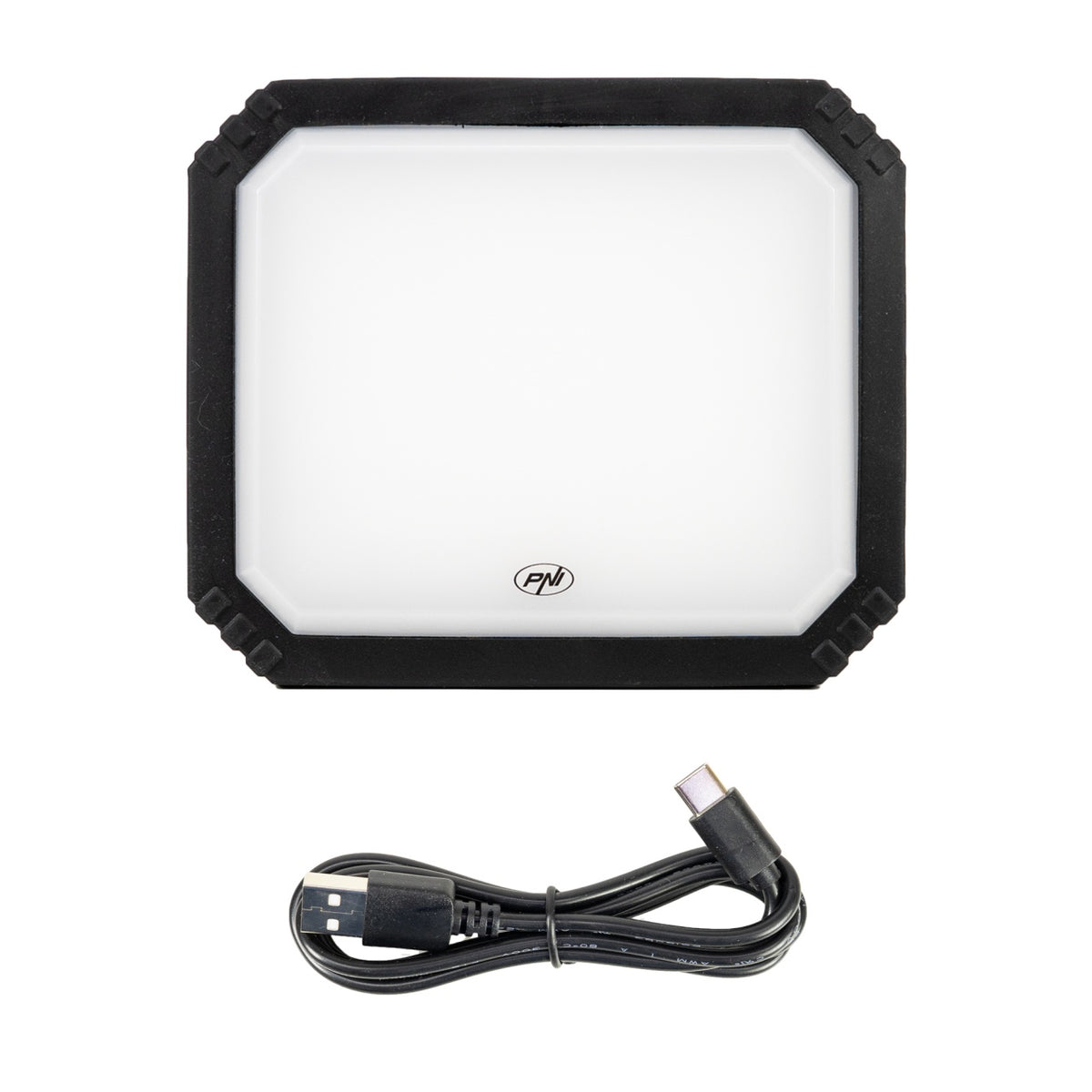 Lampa LED de lucru PNI LW10 10W, portabila, reincarcabila, cu acumulator 2 x 18650 4000mAh, 6500K, IP54, 700 lm, 2 niveluri luminozitate