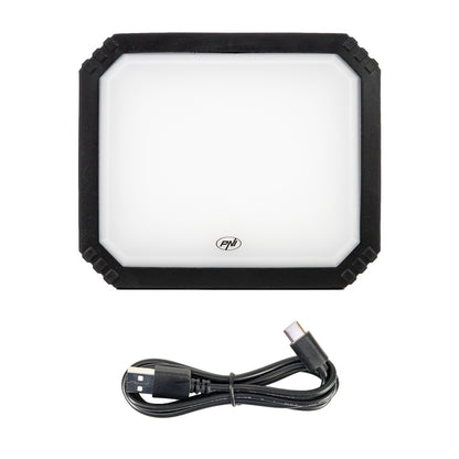 Lampa LED de lucru PNI LW10 10W, portabila, reincarcabila, cu acumulator 2 x 18650 4000mAh, 6500K, IP54, 700 lm, 2 niveluri luminozitate