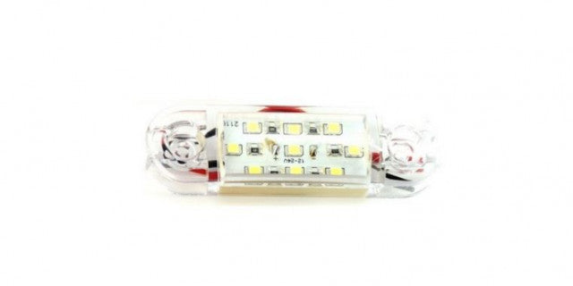Lampa marcaj lateral alba 9 LED-URI 8.5x2.5 cm