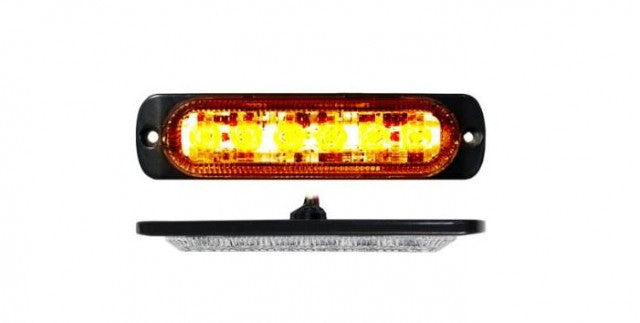 Lampa marcaj lateral galbena 10x3 cm 6 LED-URI