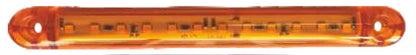 Lampa marcaj lateral portocalie 12 leduri 18cm