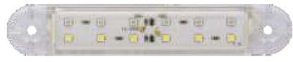 Lampa pozitie ovala alba 12 leduri