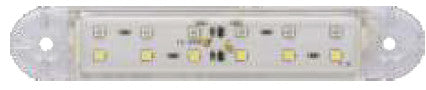 Lampa pozitie ovala alba 12 leduri