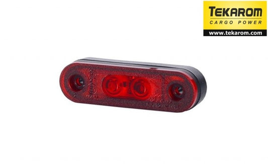Lampa pozitie ovala rosie HORPOL