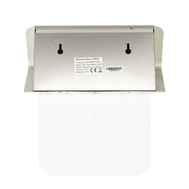 Lampa solara LED PNI GreenHouse WS20 pentru iluminare numar proprietate, montaj pe perete