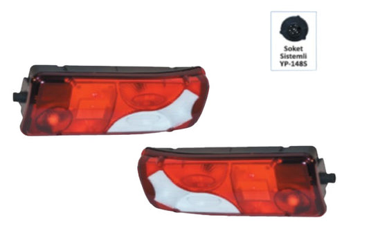Lampa stop stanga cu mufa SCANIA