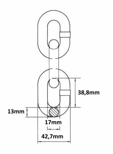 LANT G80 ridicare - ancorare 13mm