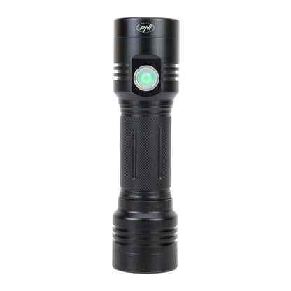 Lanterna dubla PNI Adventure F200 din aluminiu cu LED, acumulator 4000mAh si port micro USB, 3 LED-uri cu deschidere mare si unul cu focus, ambele au 3 niveluri de putere